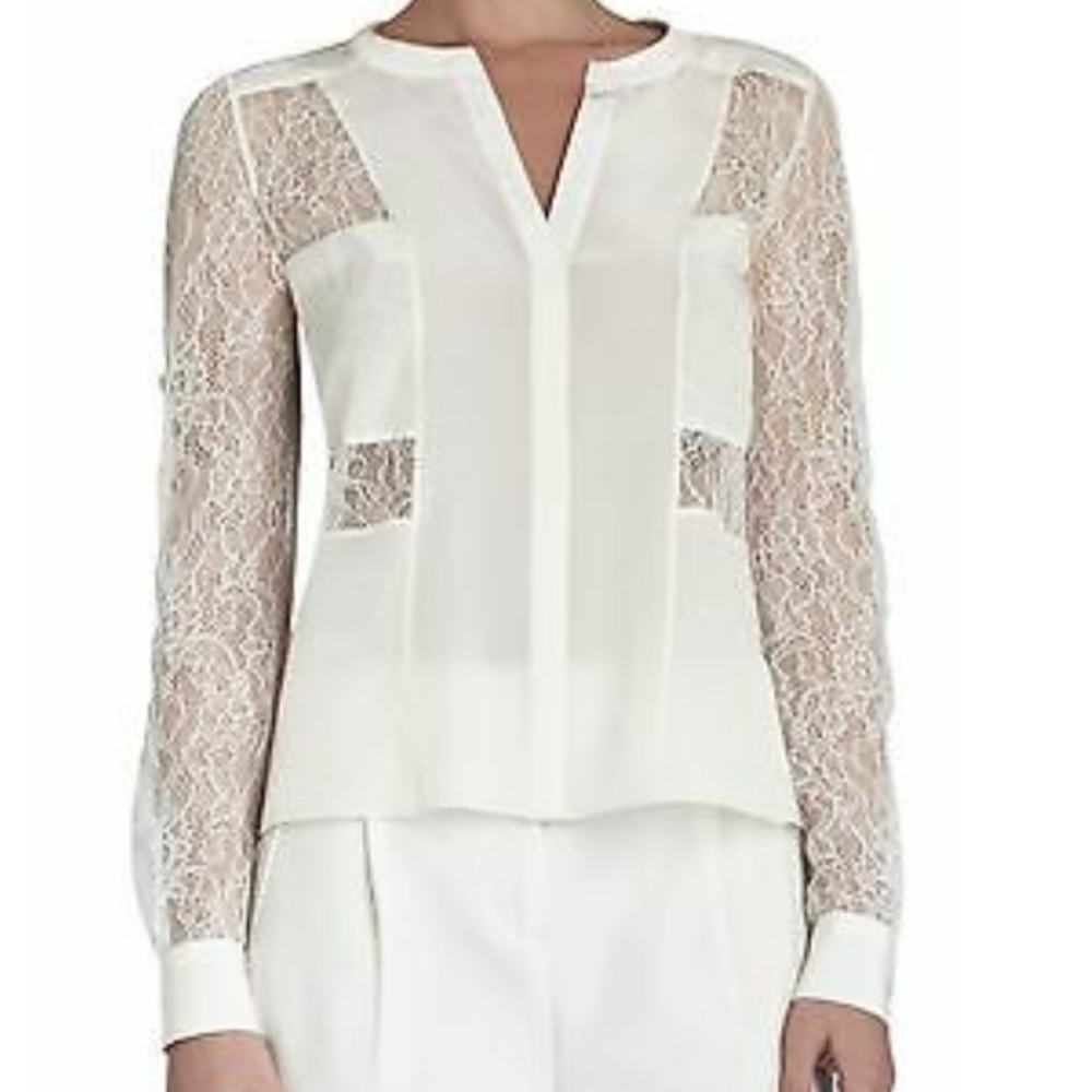 Bcbg Lace Gardenia Top